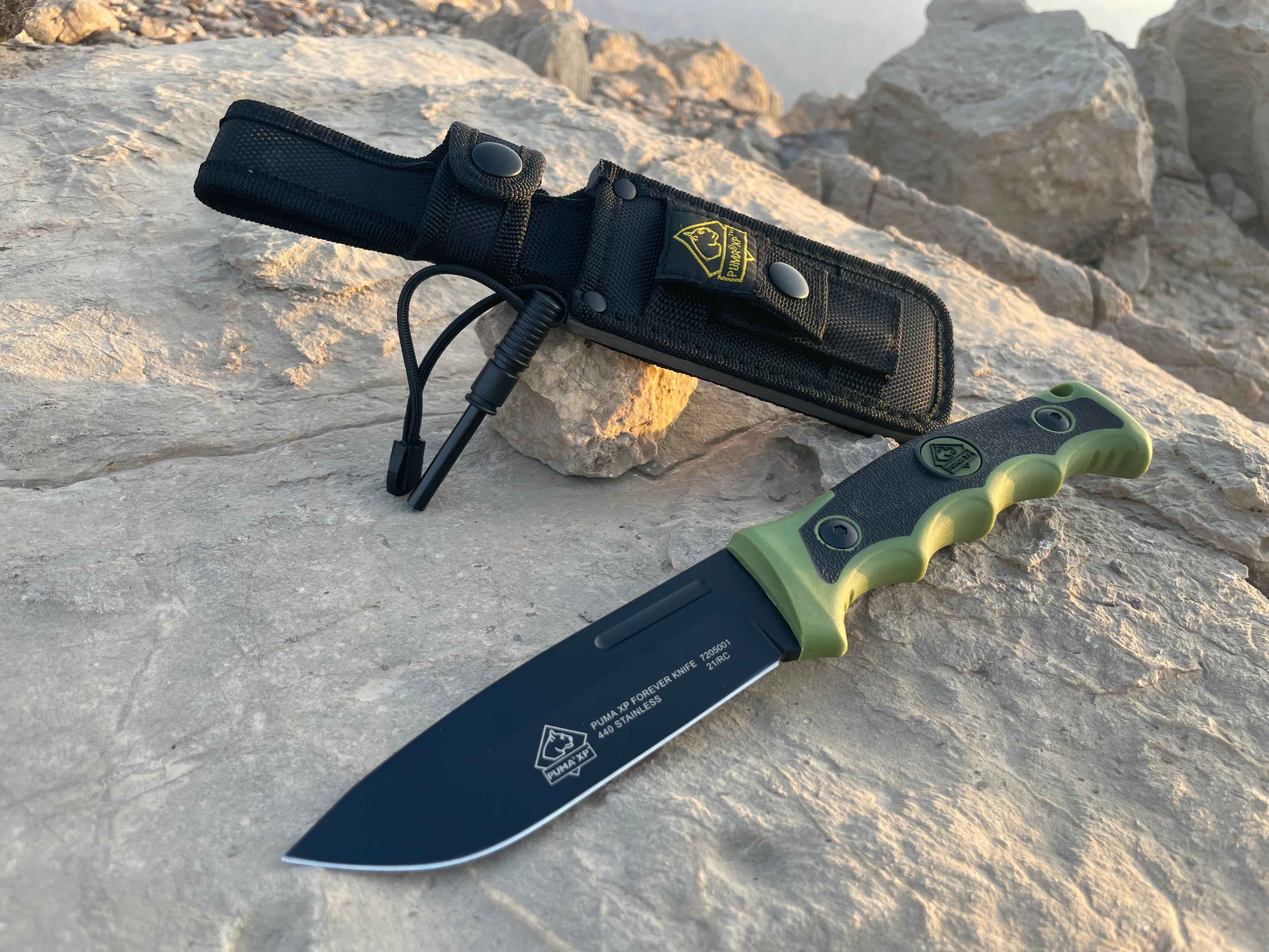 XP Forever Survival Knife With Fire Starter