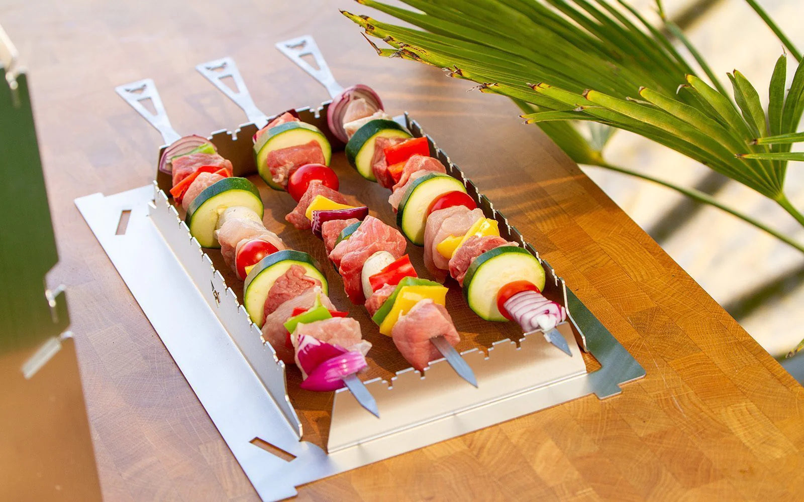 Skewer And Skewers Holder