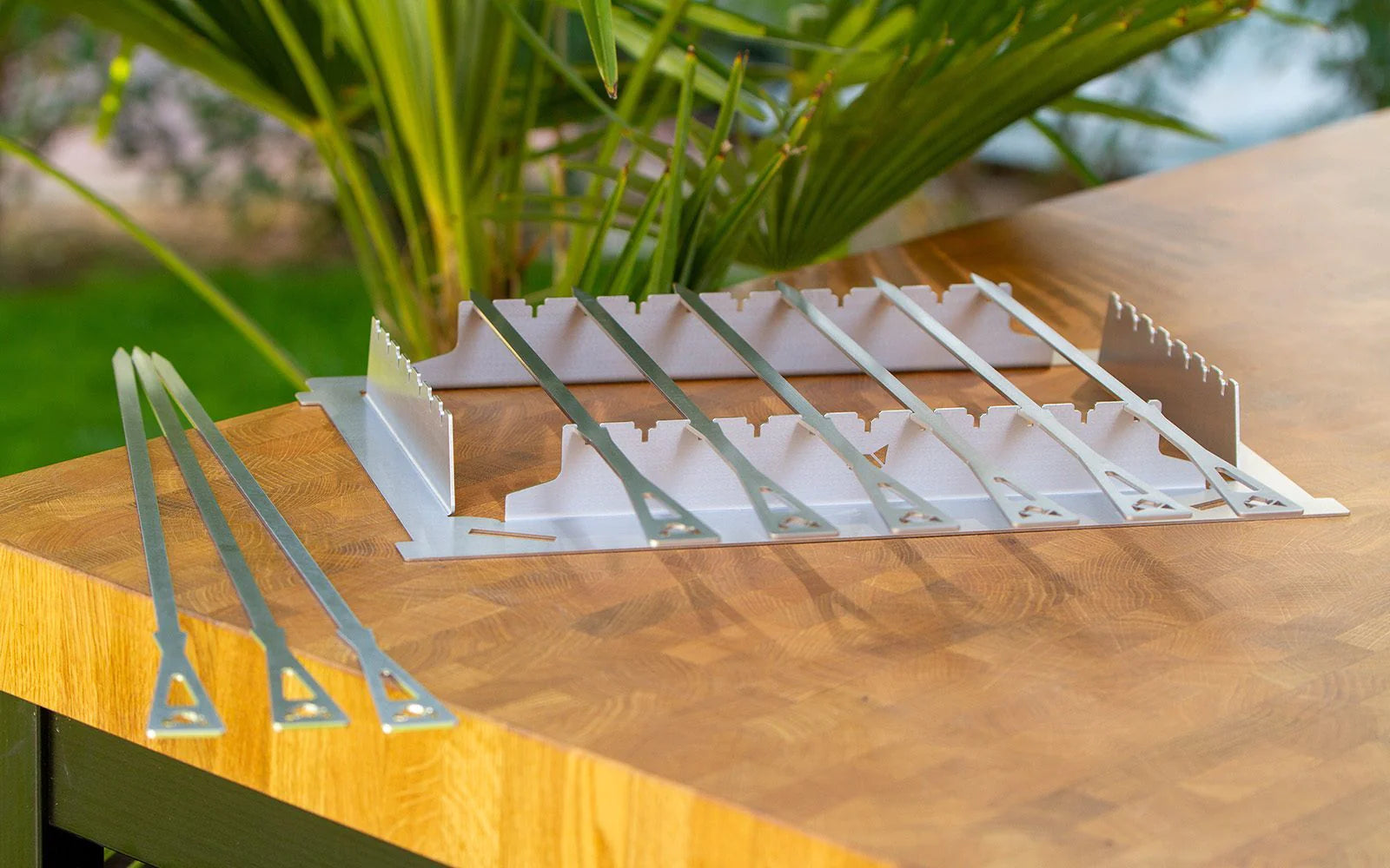Skewer And Skewers Holder