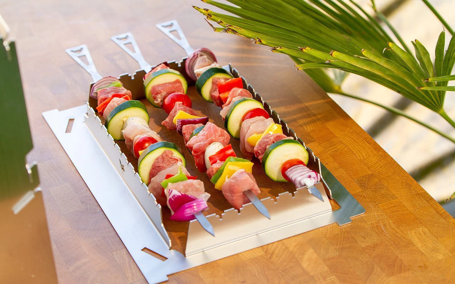 Skewer And Skewers Holder